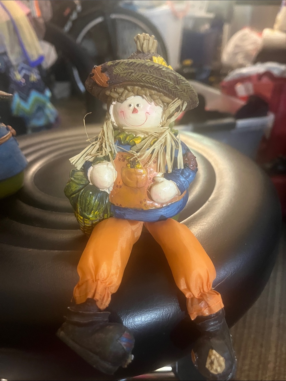 Fall Scarecrow Figurine - Orange & Brown Home Accent 409/410 2 available